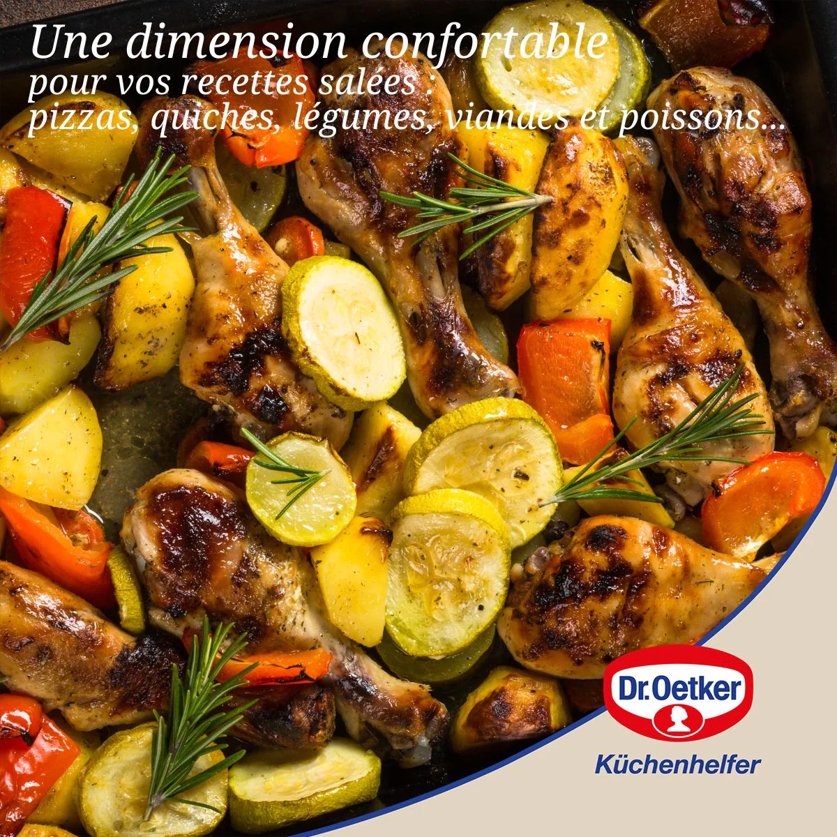 Plaque de cuisson avec couvercle 42 x 29 cm Dr. Oetker Bake and Go - Image 6