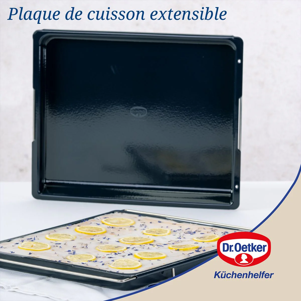 Plaque four extensible 41-53 x 33 cm Dr Oetker Back Liebe - Image 2