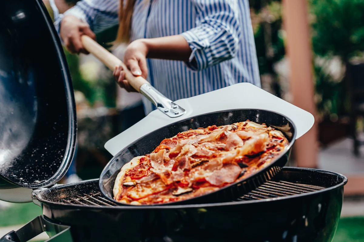 Plaque à pizza perforée ronde four et barbecue 32 cm FM Professional Barbecue - Image 19