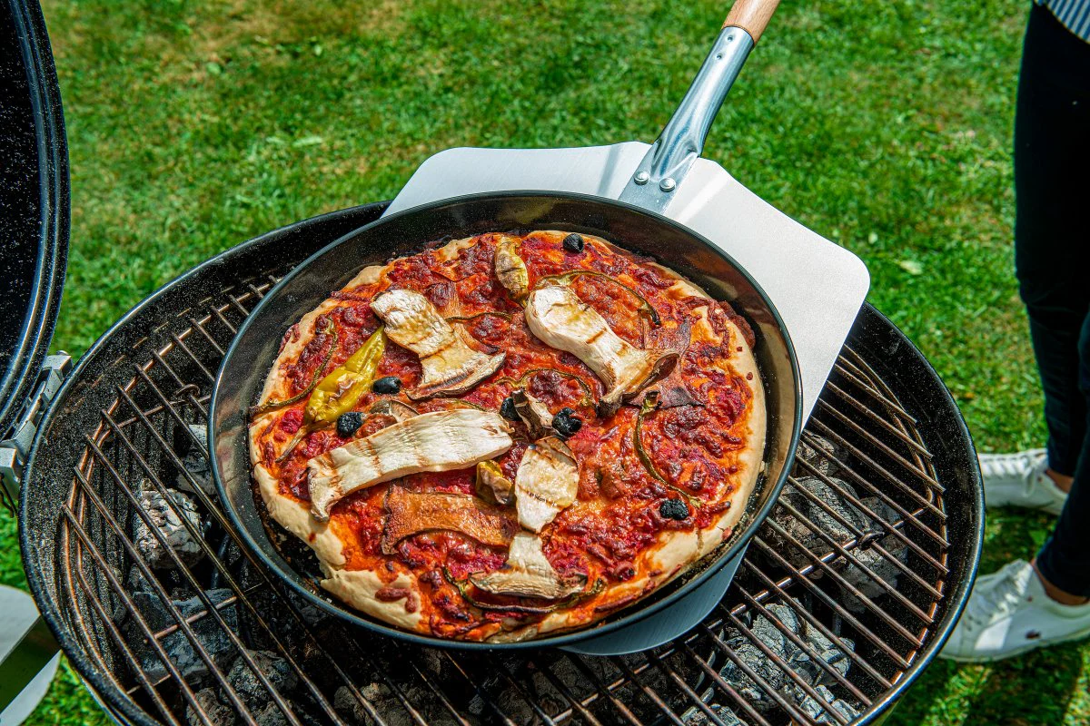 Plaque à pizza perforée ronde four et barbecue 32 cm FM Professional Barbecue - Image 22