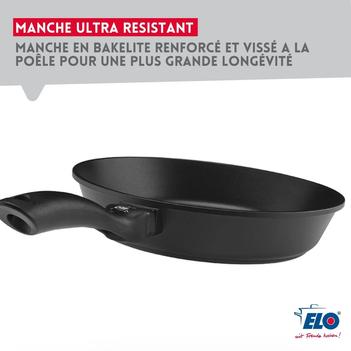 Poêle à frire 20 cm sans PFAS Elo Alucast - Image 4