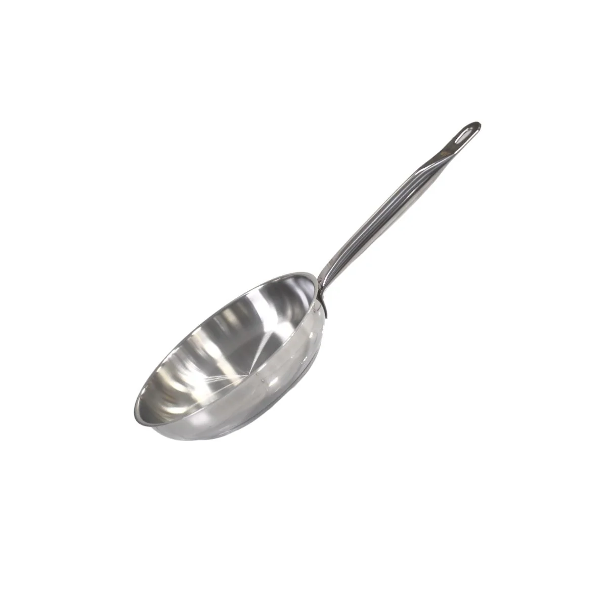 Poêle à frire 24 cm en inox 18/10 sans revêtement de 1,7 litres Elo Profi Therm