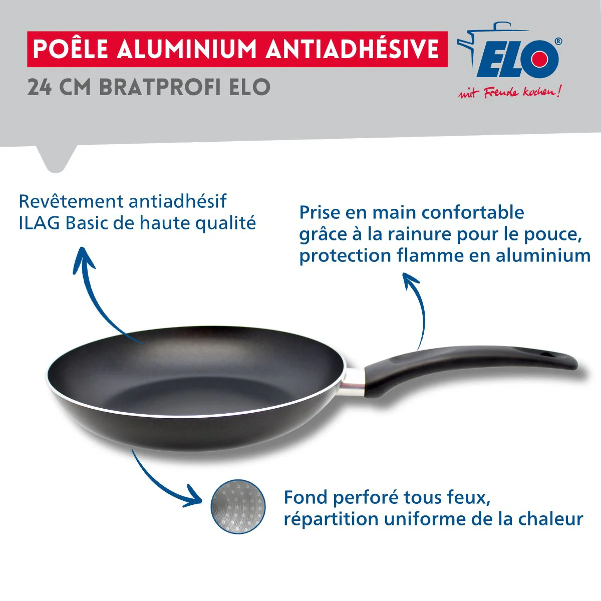 Poêle 24 cm Elo Bratprofi - Image 3