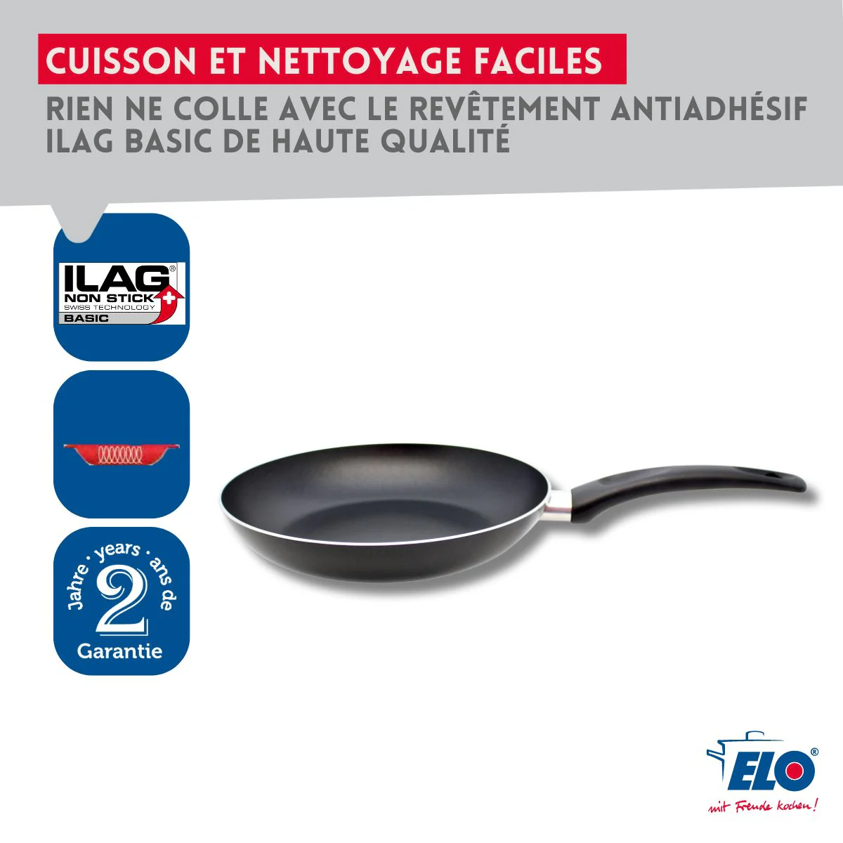 Poêle anti-adhésive 20 cm Elo Bratprofi - Image 4