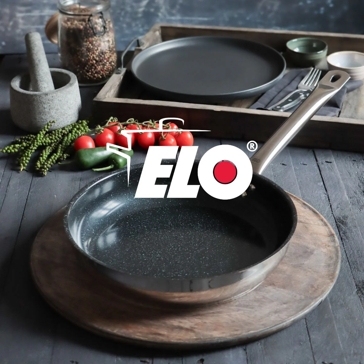 Poêle céramique sans PFAS 28 cm Profi Therm Platinum Elo - Image 7