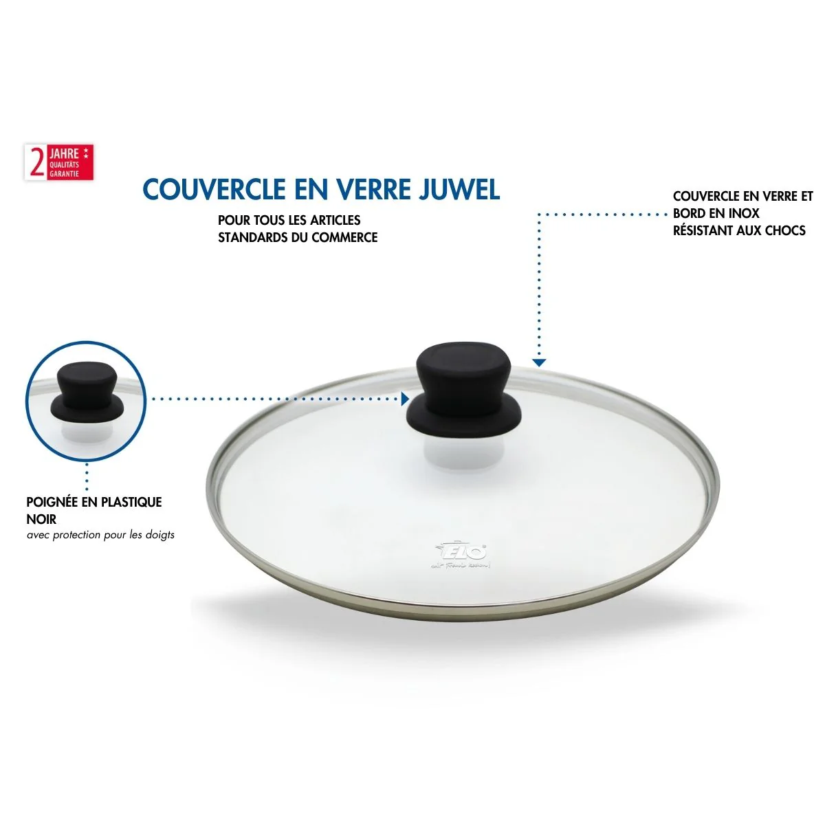 Poêle et son couvercle 24 cm Elo - Image 5