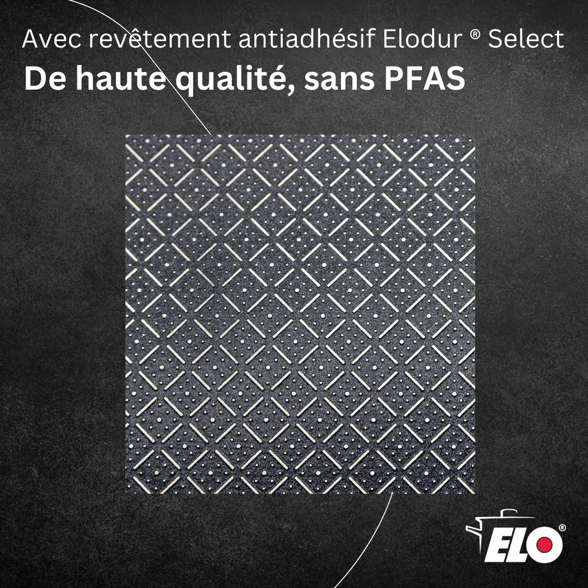 Poêle en acier inoxydable 18/10 24 cm Elo Relief Solution - Image 5