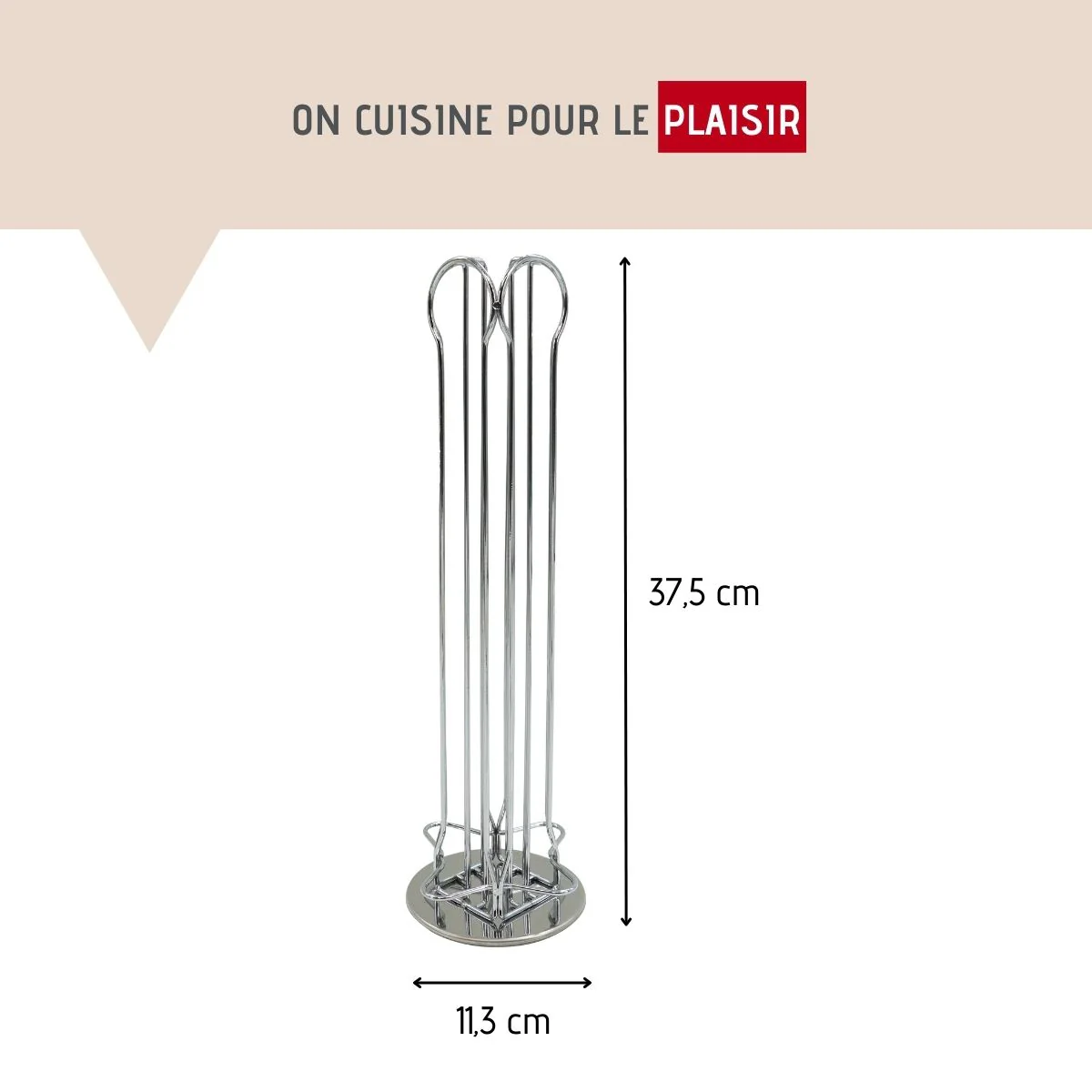 Porte capsule Nespresso rotatif Fackelmann Petit Déjeuner - Image 7