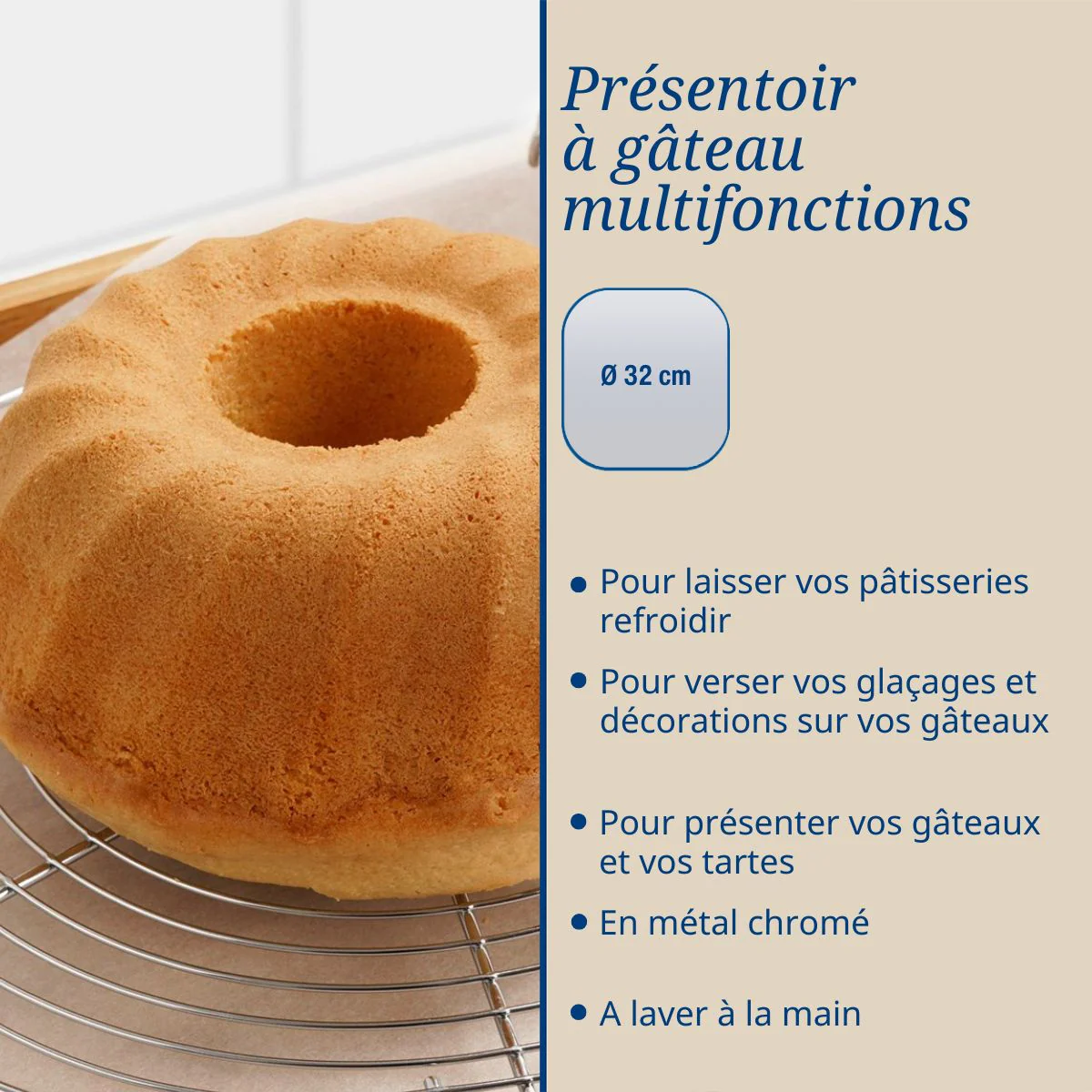 Grille de refroidissement pour gâteaux 32 cm Dr Oetker Divers - Image 3