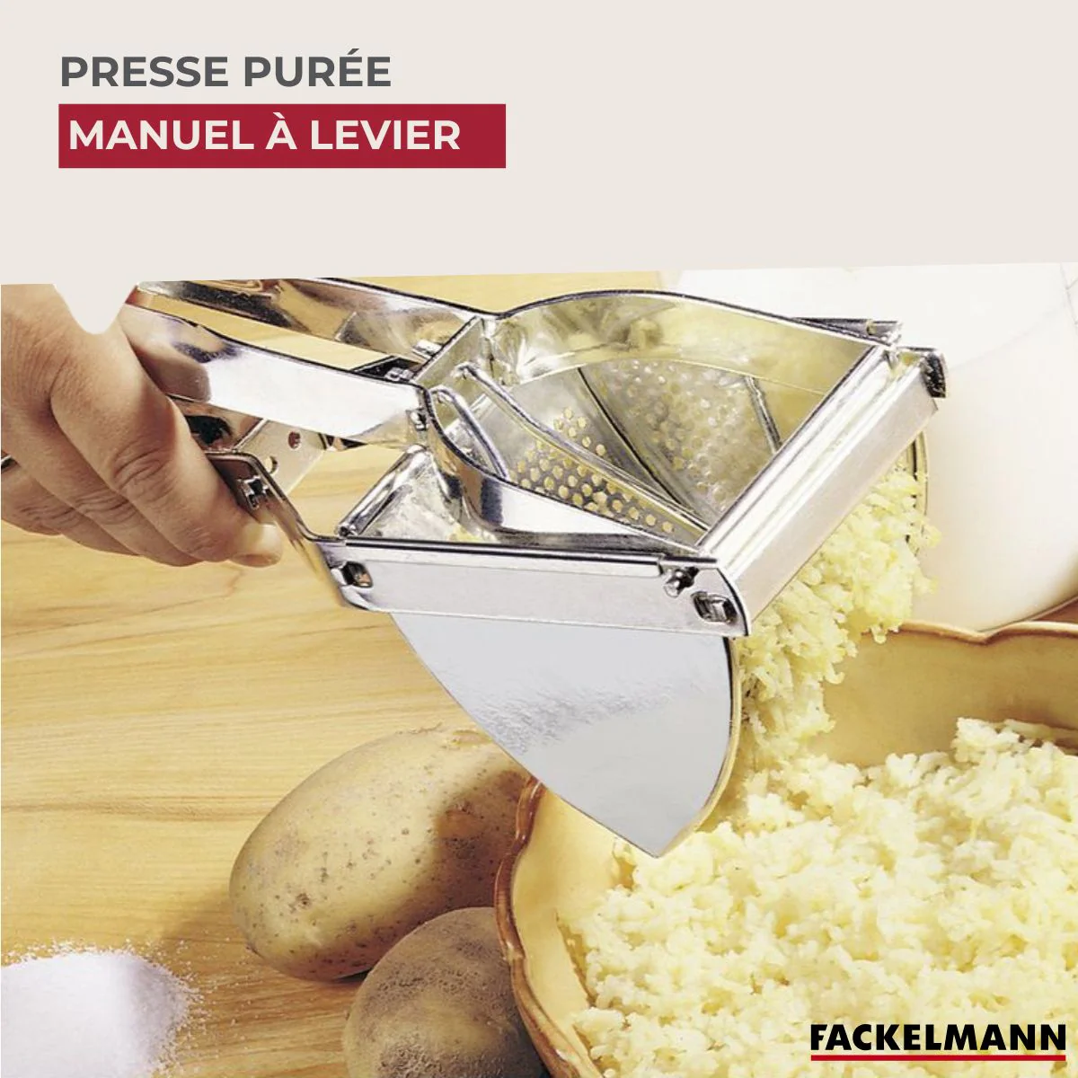 Presse-purée à levier Fackelmann - Image 2