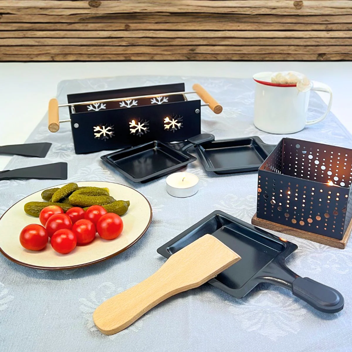 Raclette a la bougie 2 personnes Fackelmann spécialités culinaires - Image 2