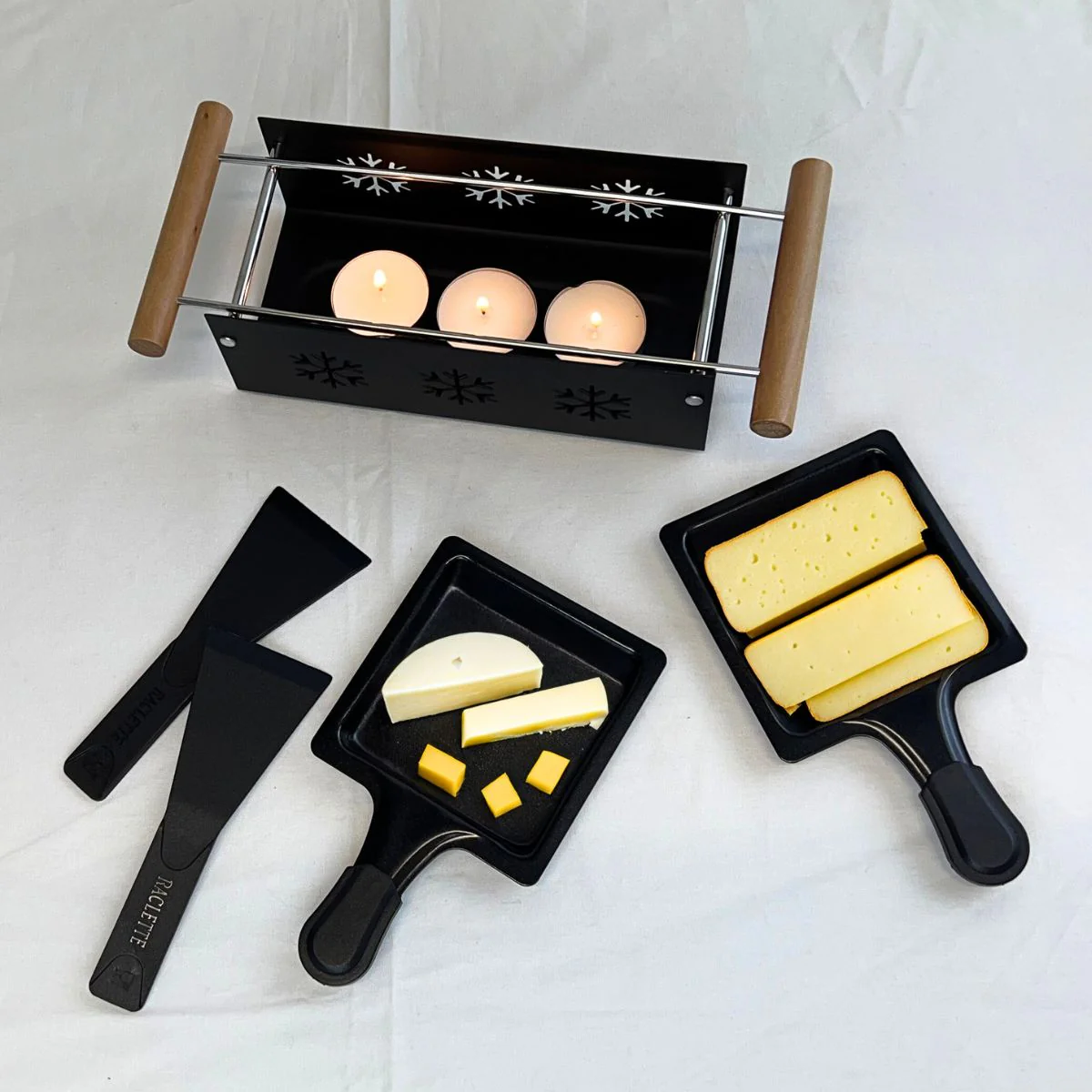 Raclette a la bougie 2 personnes Fackelmann spécialités culinaires - Image 4