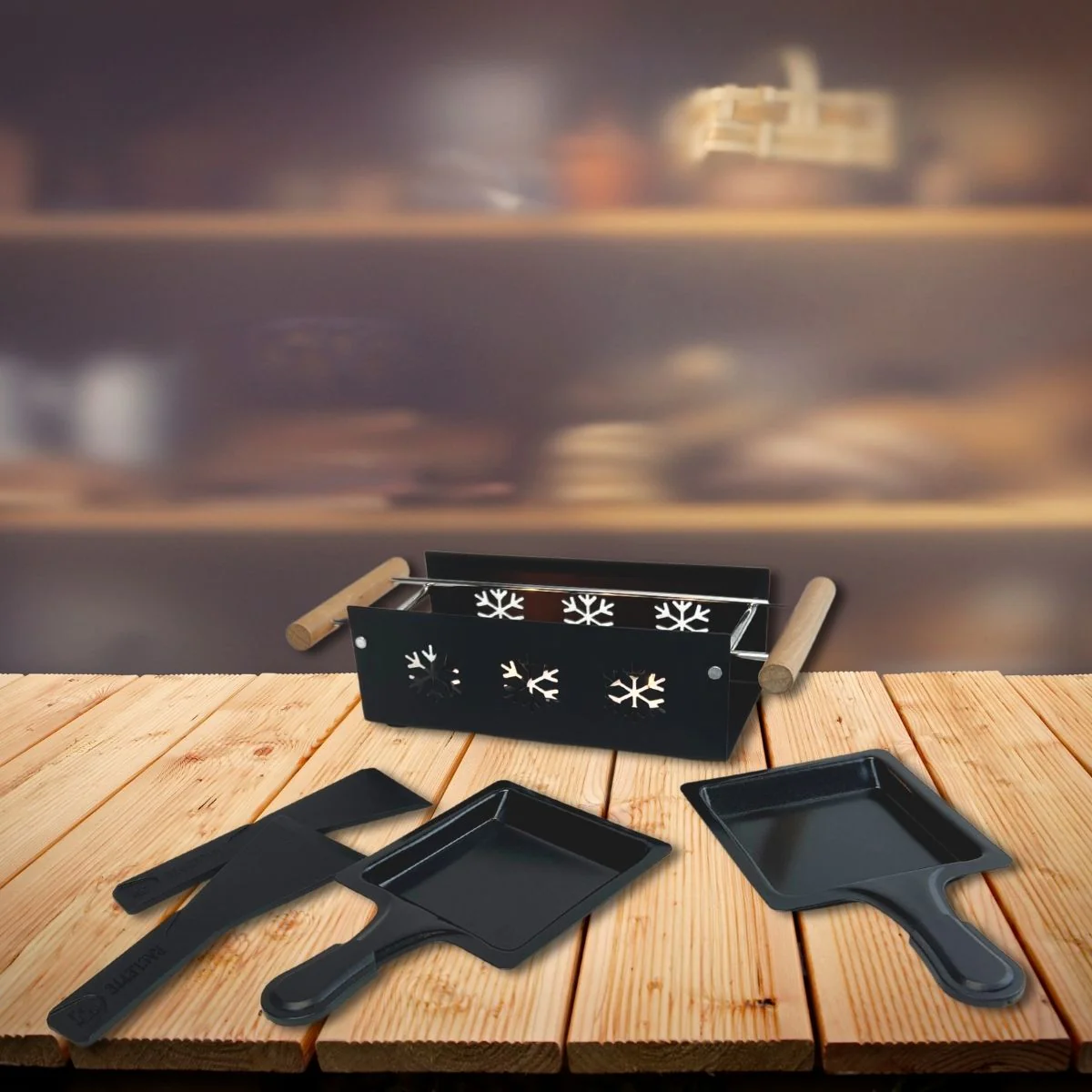 Raclette a la bougie 2 personnes Fackelmann spécialités culinaires - Image 6