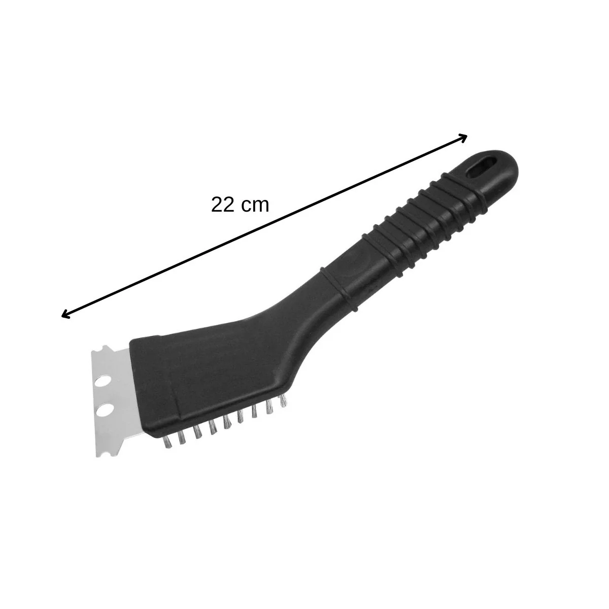 Racloir à plancha et brosse à barbecue 2 en 1 22 cm Fackelmann BBQ Edition - Image 3