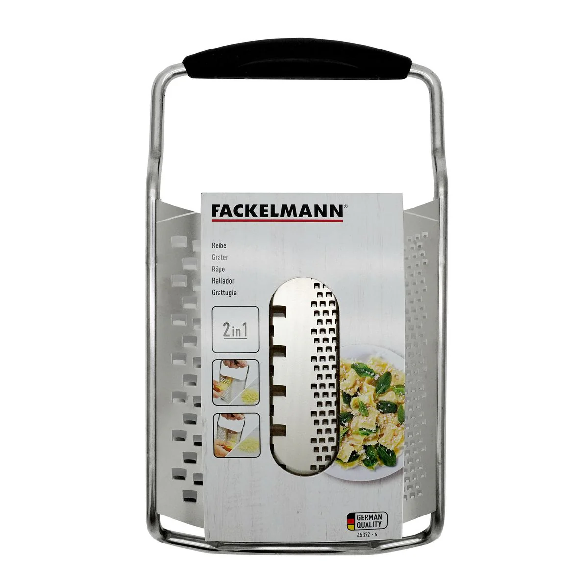Râpe à fromage inox 2 en 1 22 cm Fackelmann - Image 5