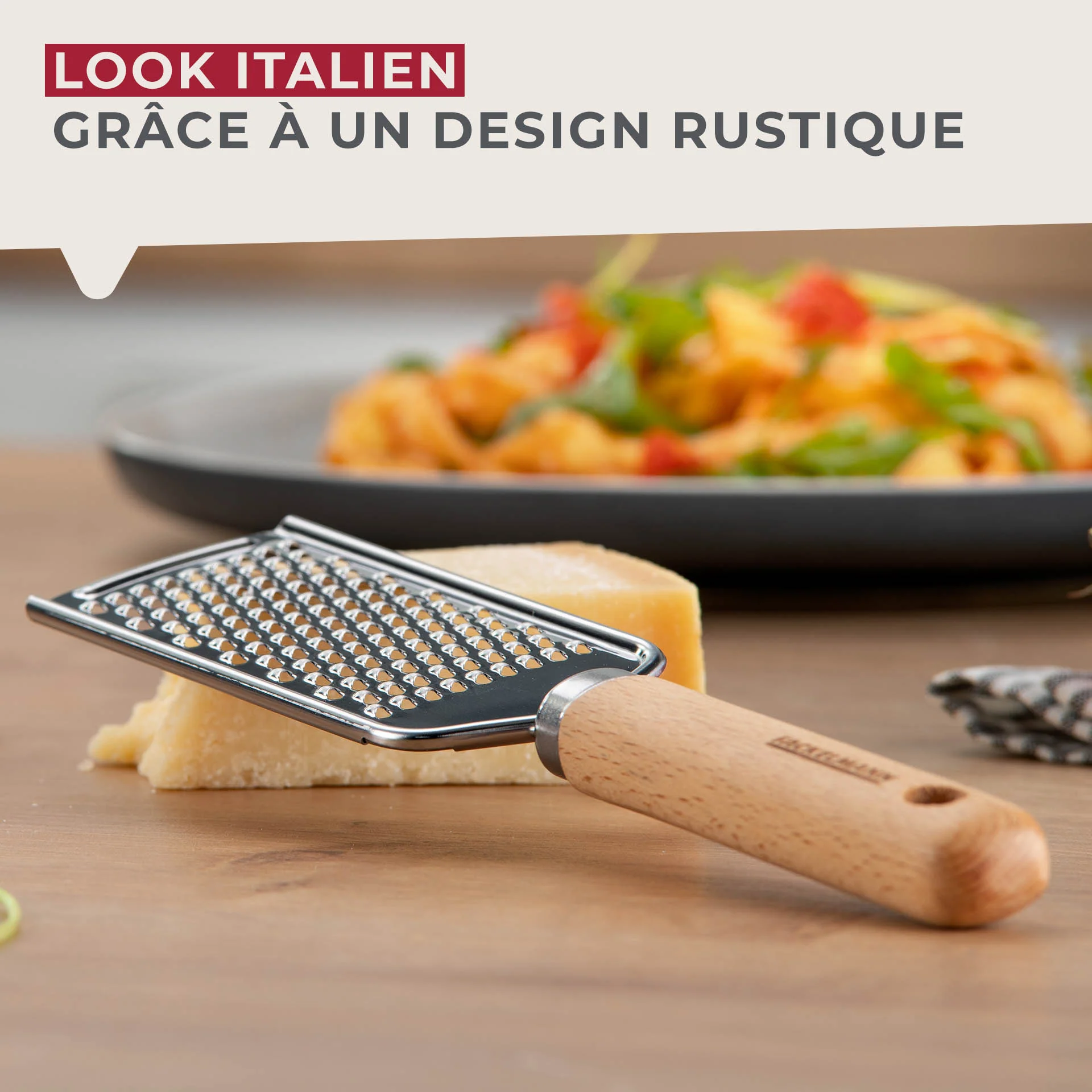 Râpe à fromage manuelle 22 cm Fackelmann Pizza & Pasta - Image 5