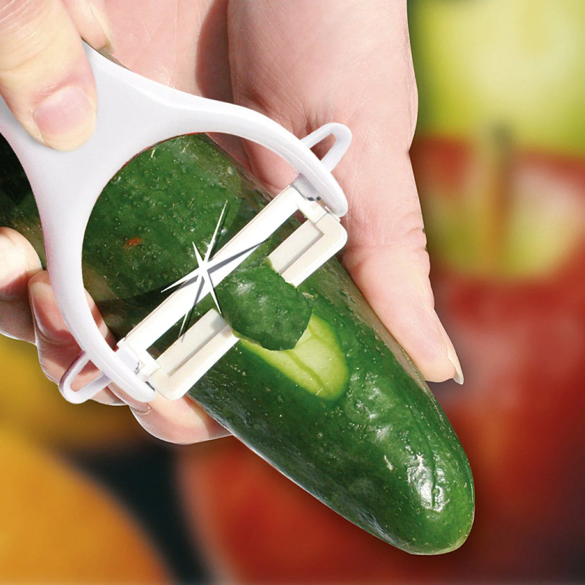 Rasoir à légumes lame céramique couleur aléatoire 13 cm Fackelmann Colors Edition - Image 7