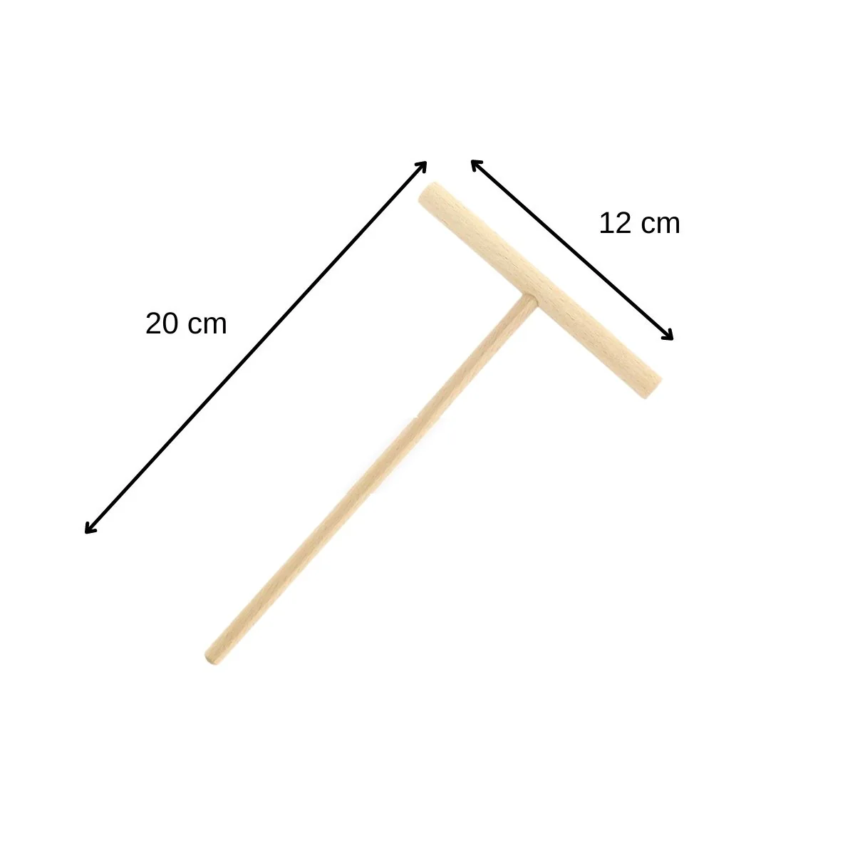 Râteau à crêpes 20 cm Fackelmann Wood Edition - Image 3