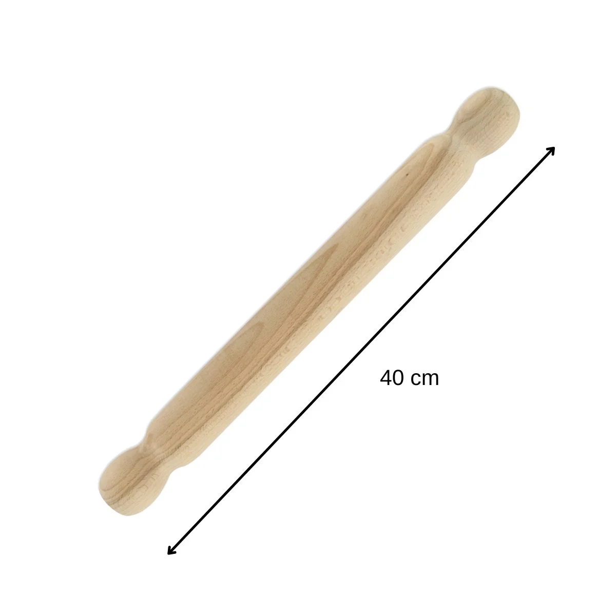 Rouleau à pâtisserie en bois 40 cm Fackelmann Wood Edition - Image 3