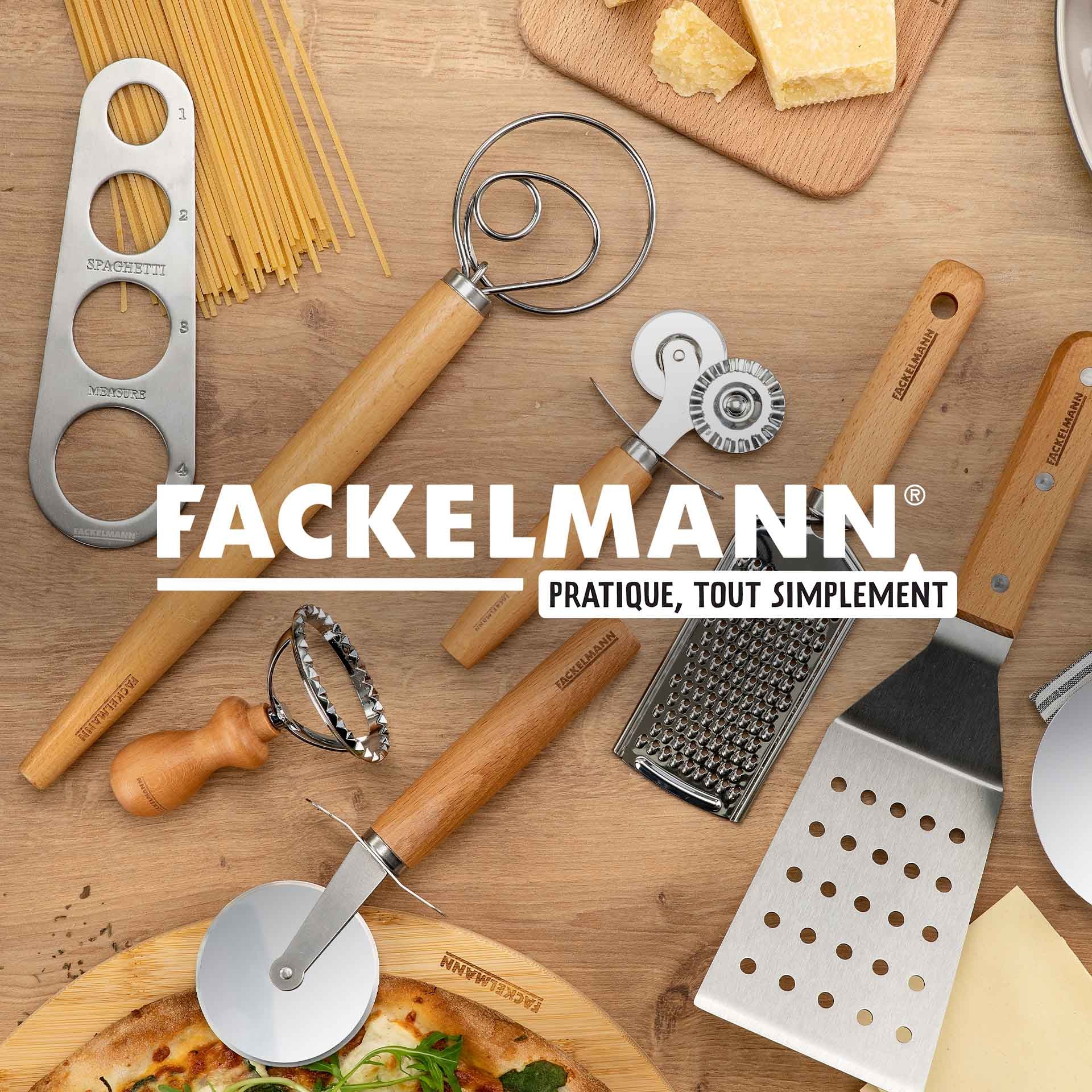 Roulette double embout pour pâtes fraiches 16 cm Fackelmann Pizza & Pasta - Image 8