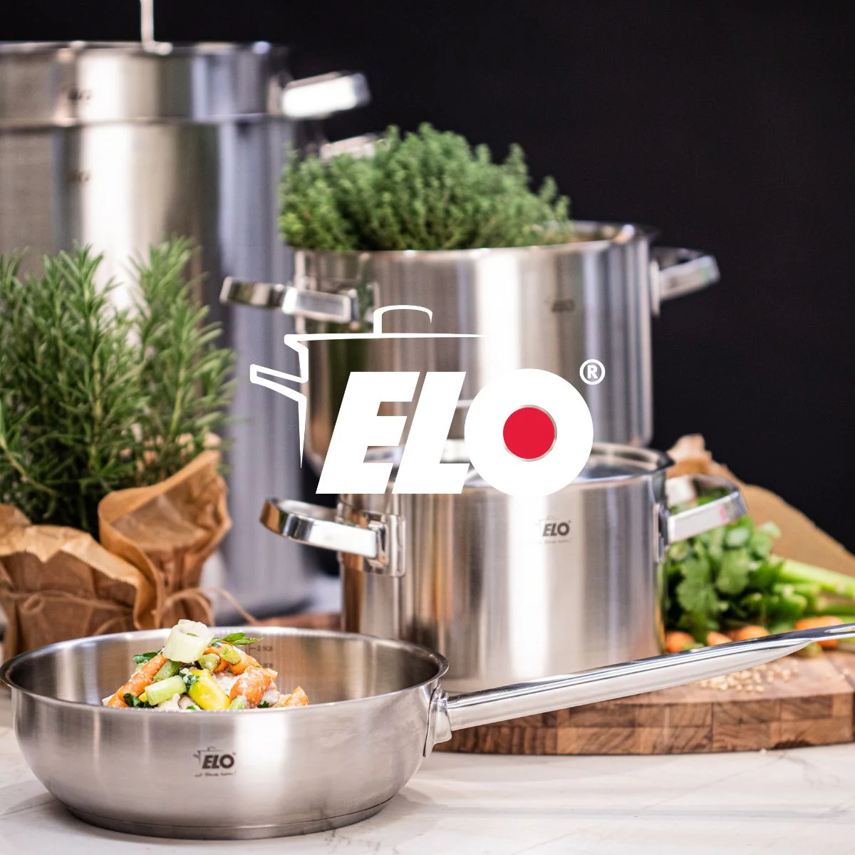 Sauteuse 24 cm en acier inoxydable 18/8 Elo Profi Cuisine - Image 7