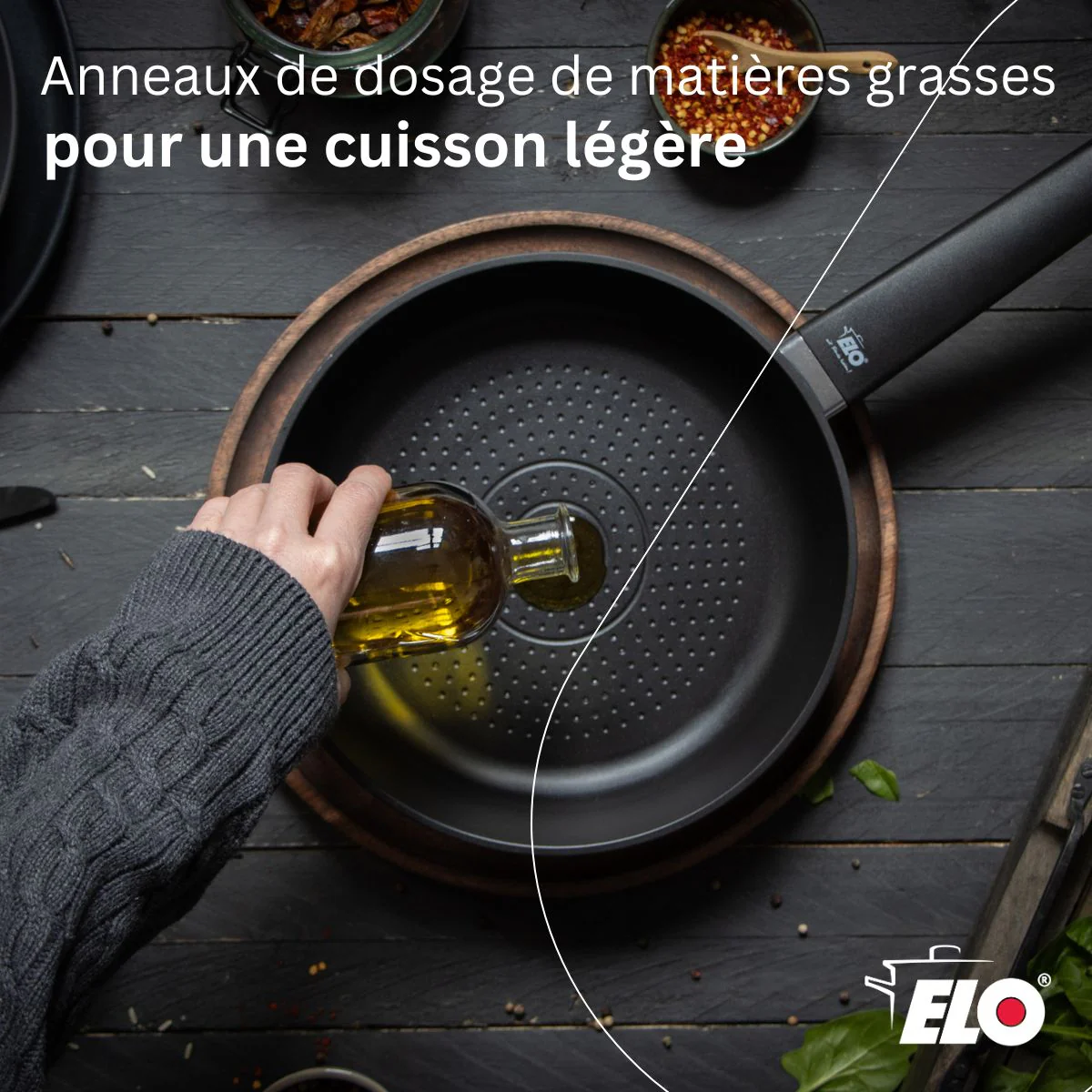 Sauteuse 32 antiadhésive sans PFAS Elo Smart Wave - Image 3