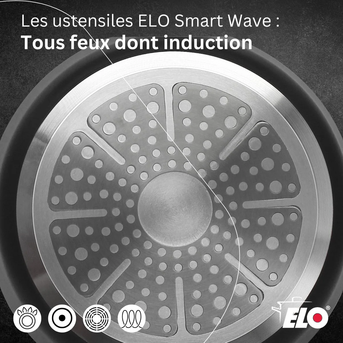 Sauteuse 32 antiadhésive sans PFAS Elo Smart Wave - Image 6