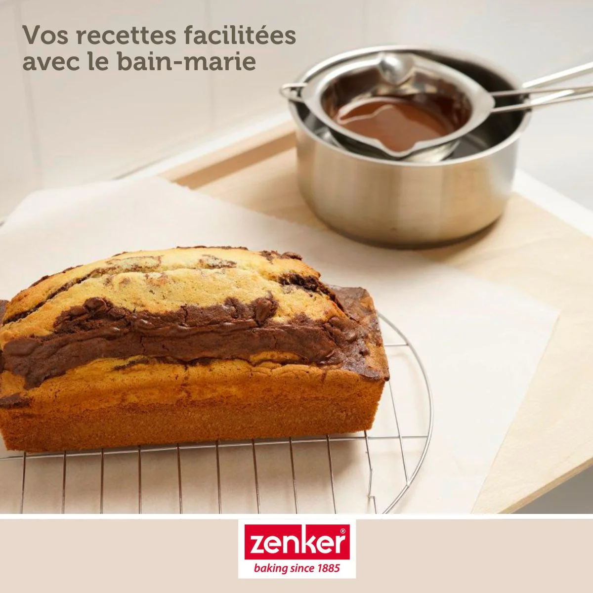 Service à bain marie et pince à friture pour beignets Zenker Smart Pastry - Image 6