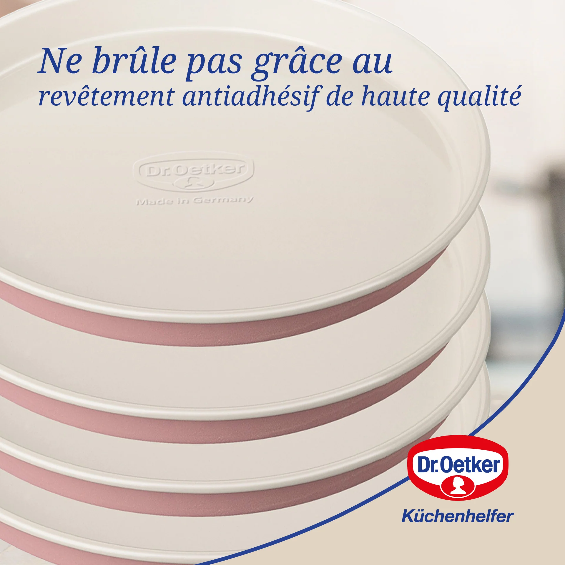 Set 4 moules pour gâteaux à étages 17 cm Dr. Oetker Rétro - Image 4