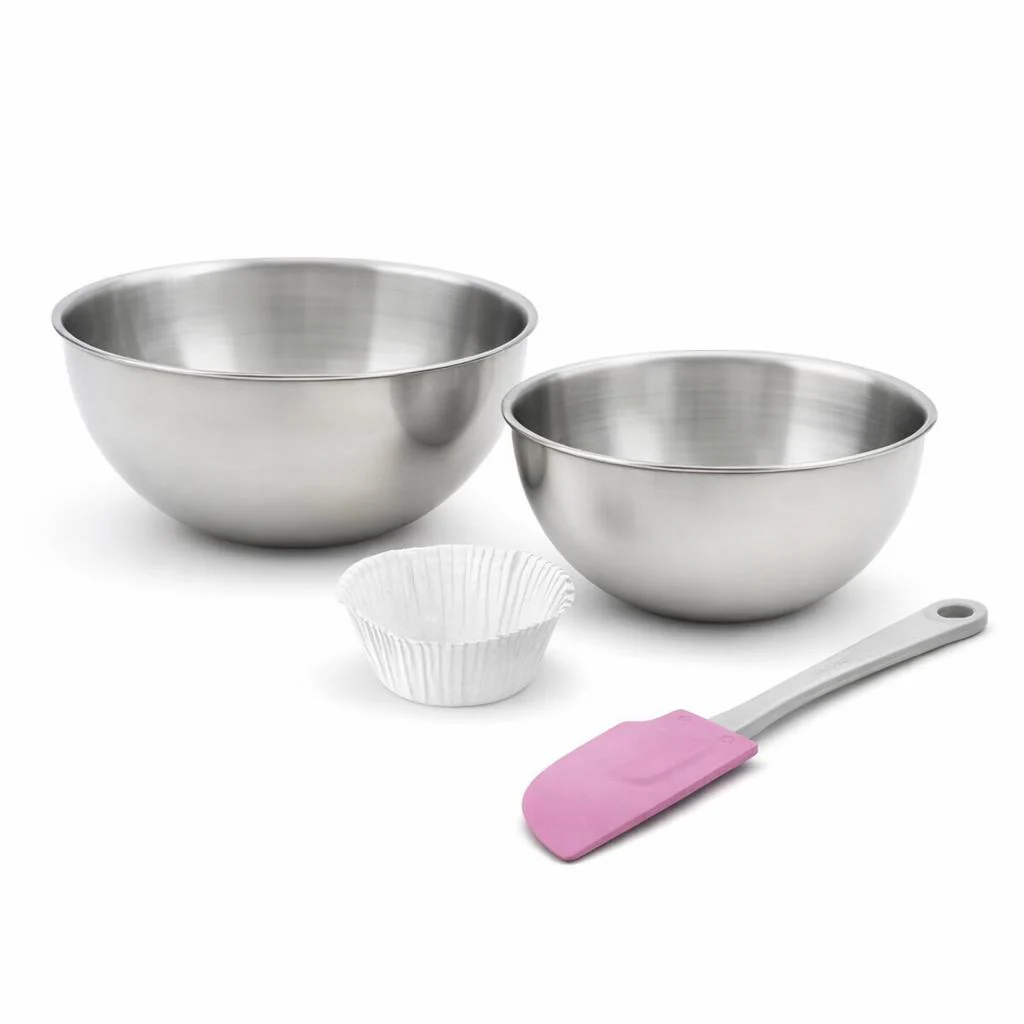 Set de 33 ustensiles de pâtisserie 30 moules à muffins 2 bols et 1 spatule Zenker Smart Pastry