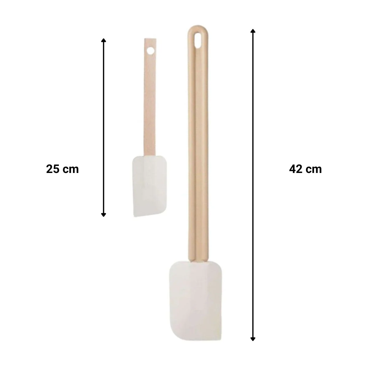 Set de 2 Maryses de pâtisserie et de cuisine 42 et 25 cm Fackelmann - Image 3