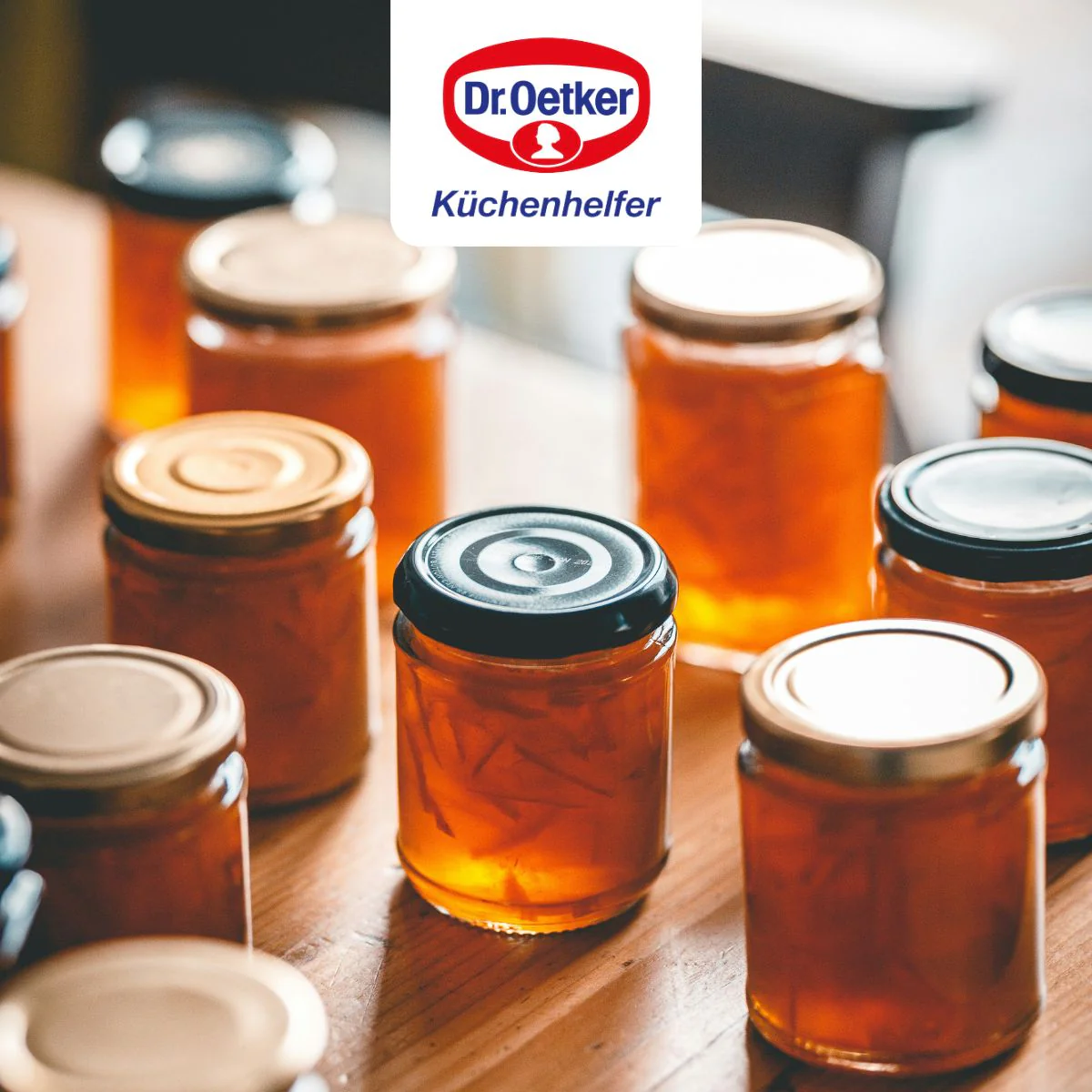Set de 2 ustensiles pour confiture avec entonnoir et tissu filtrant Dr Oetker - Image 5