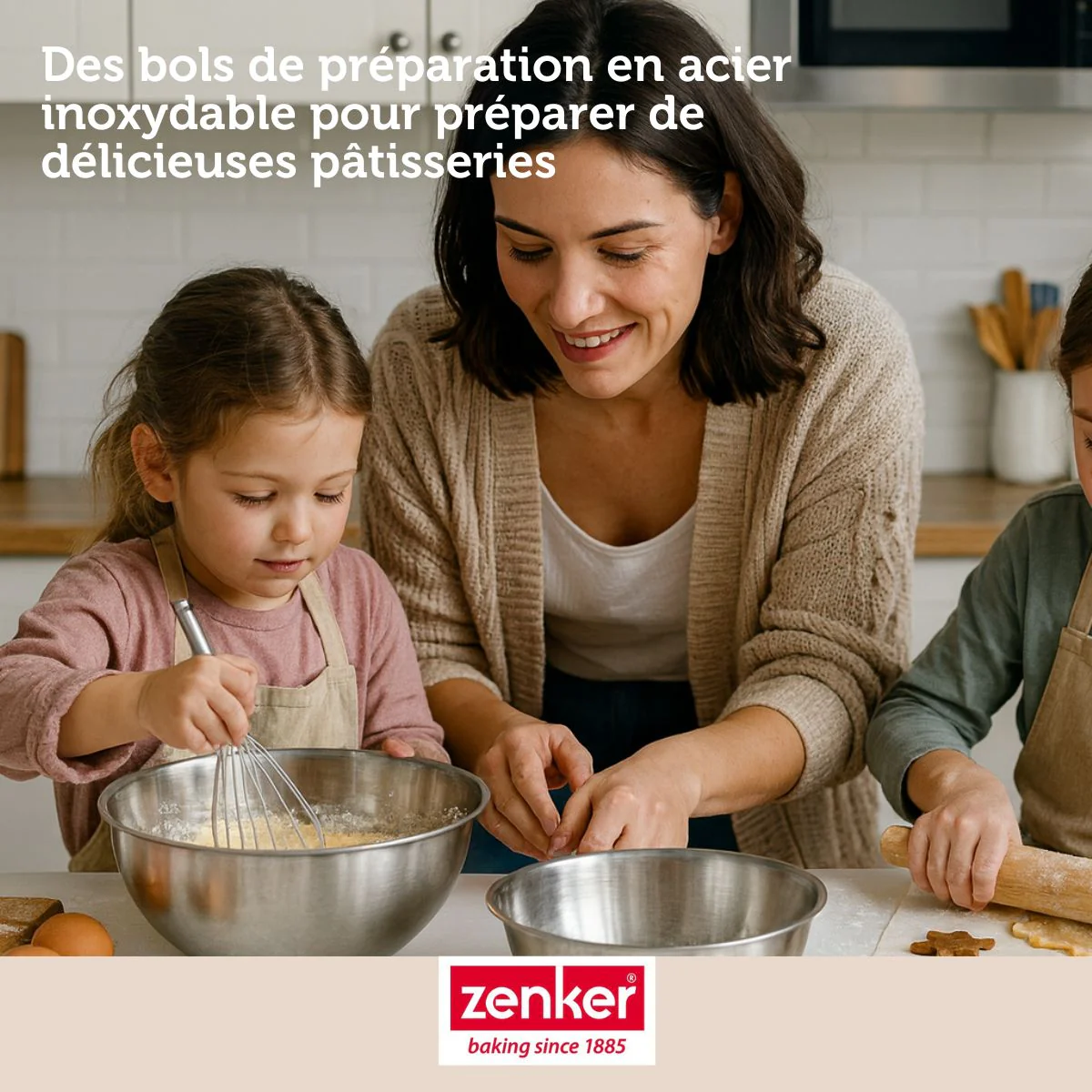 Set de 5 ustensiles de pâtisserie moule à gâteaux bol spatule et verre doseur Zenker Sweet Sensation - Image 7