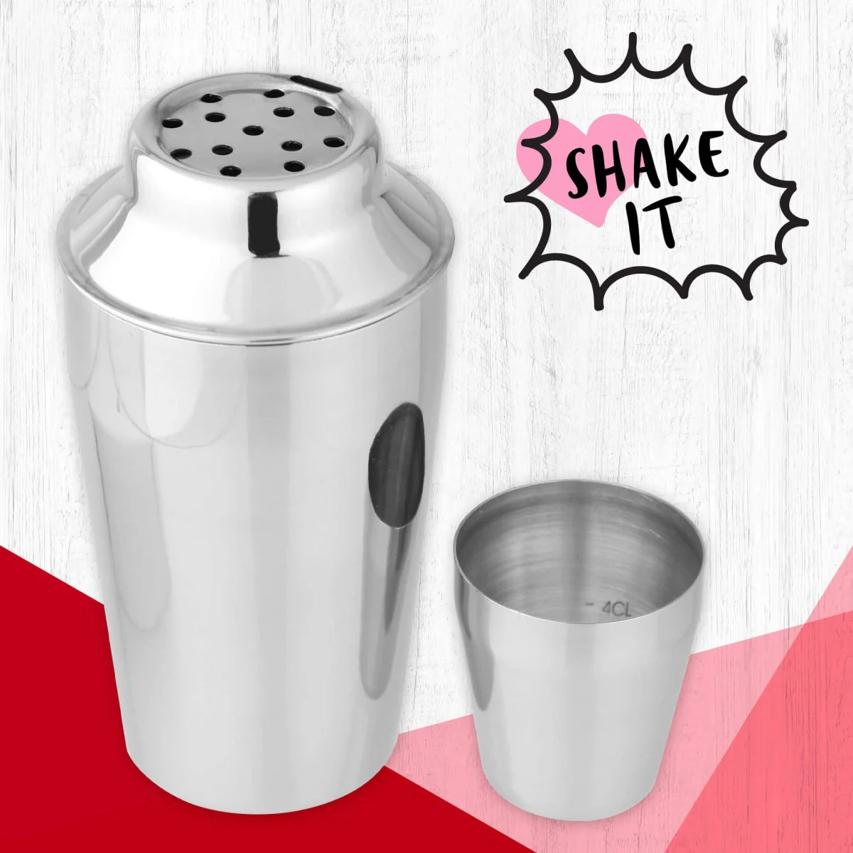 Shaker à cocktails en inox 400 ml Fackelmann Bar Concept - Image 2