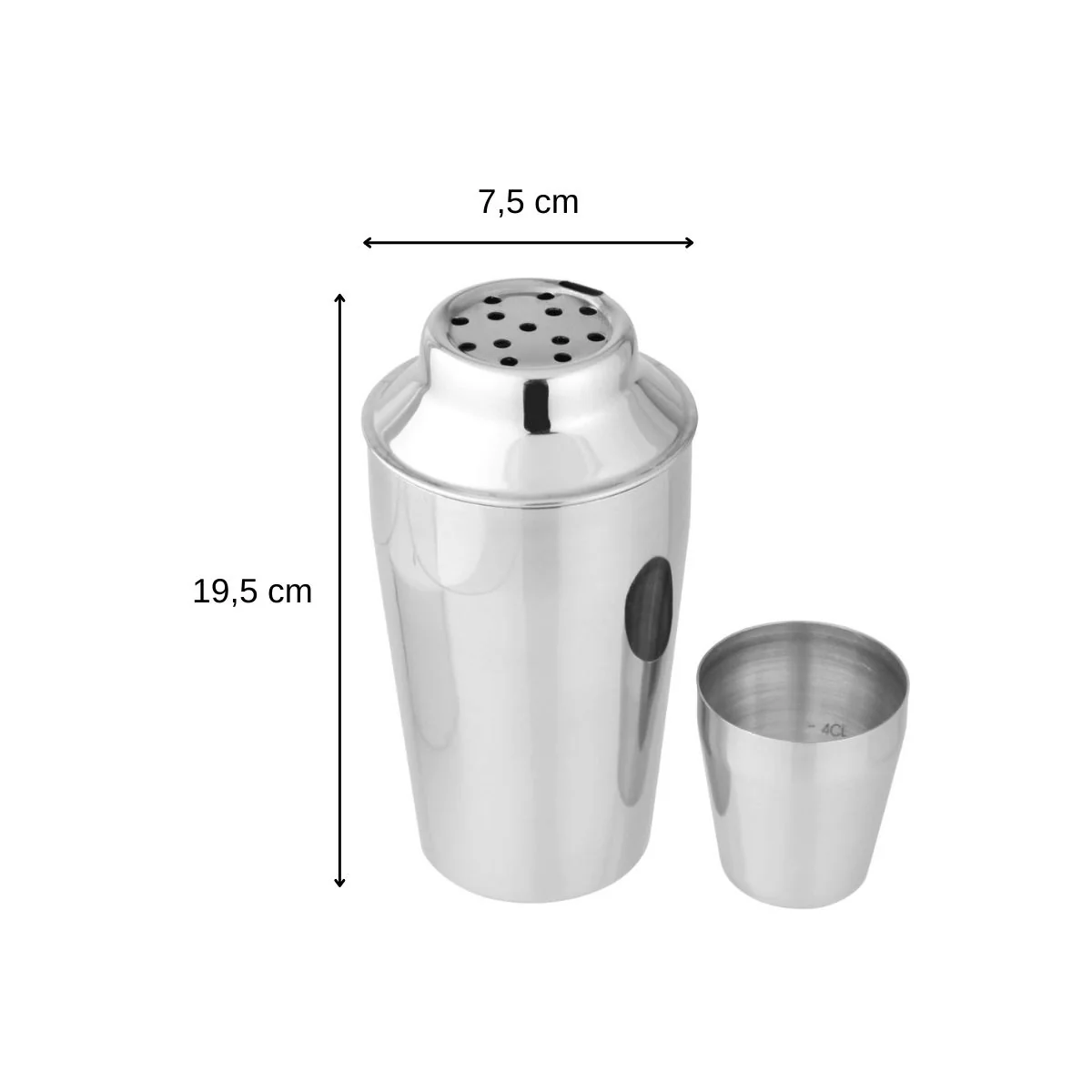 Shaker à cocktails en inox 400 ml Fackelmann Bar Concept - Image 3