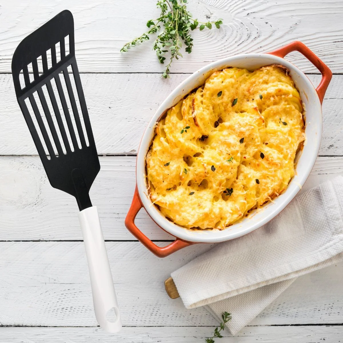 Spatule de cuisine ajourée 32 cm Fackelmann Arcadalina - Image 2