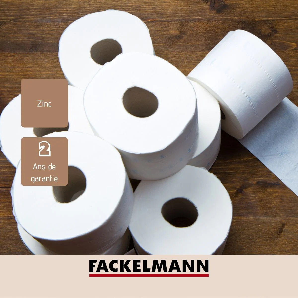 Support papier toilette noir mat Fackelmann New York - Image 4