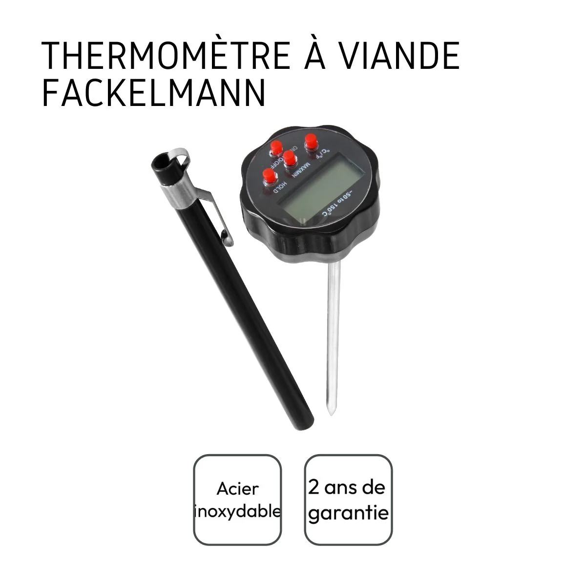 Thermomètre de cuisson digital Fackelmann - Image 4