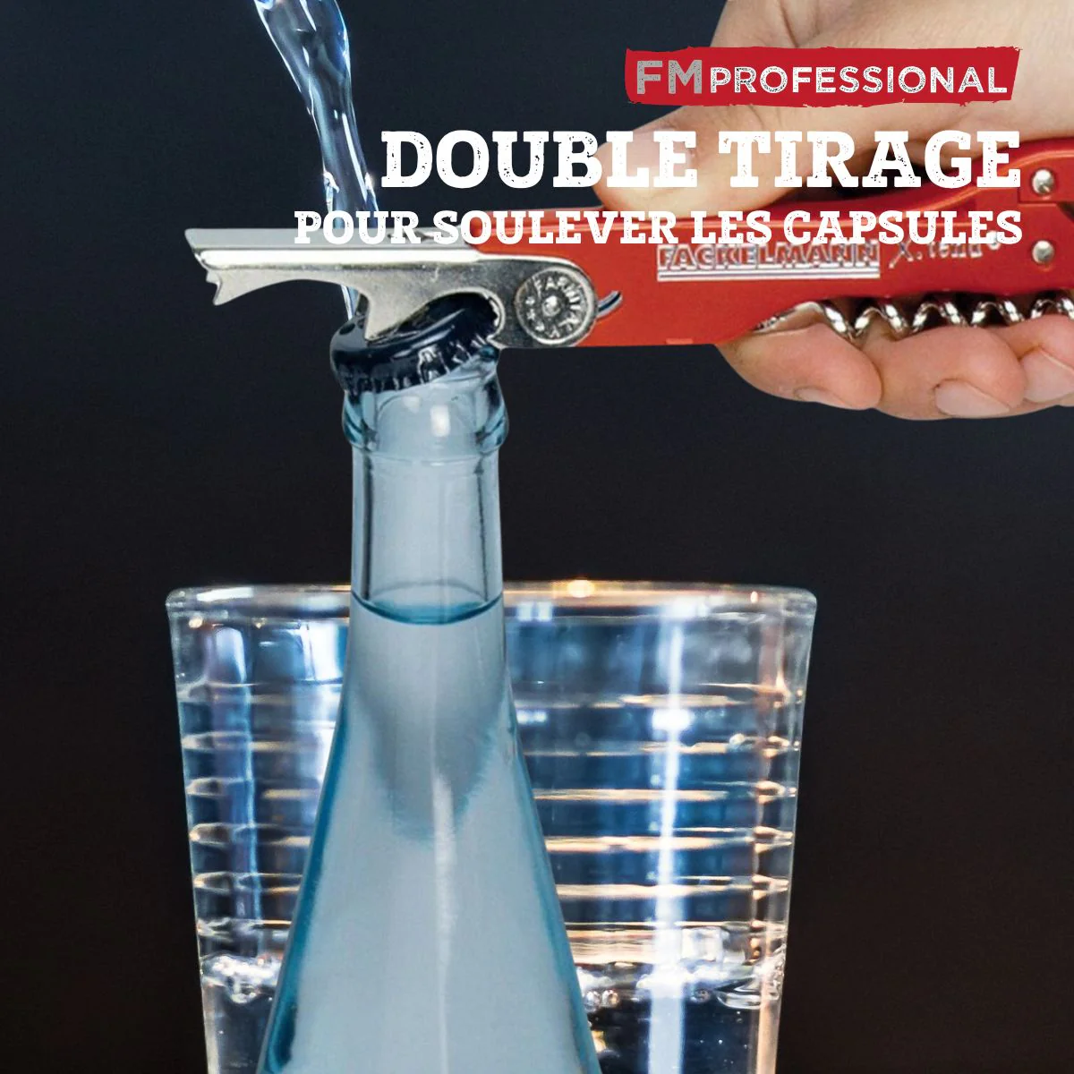 Tire-bouchon décapsuleur 13 cm FM Professional Boissons - Image 6