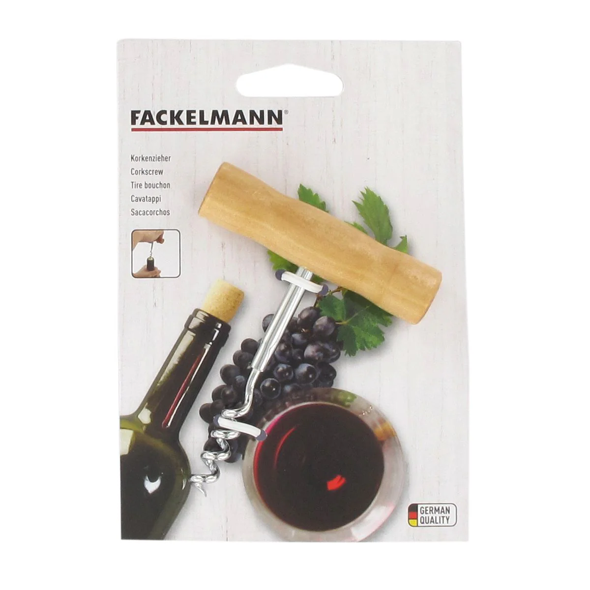 Tire-bouchon tonnelet en bois Fackelmann Bar Concept - Image 5