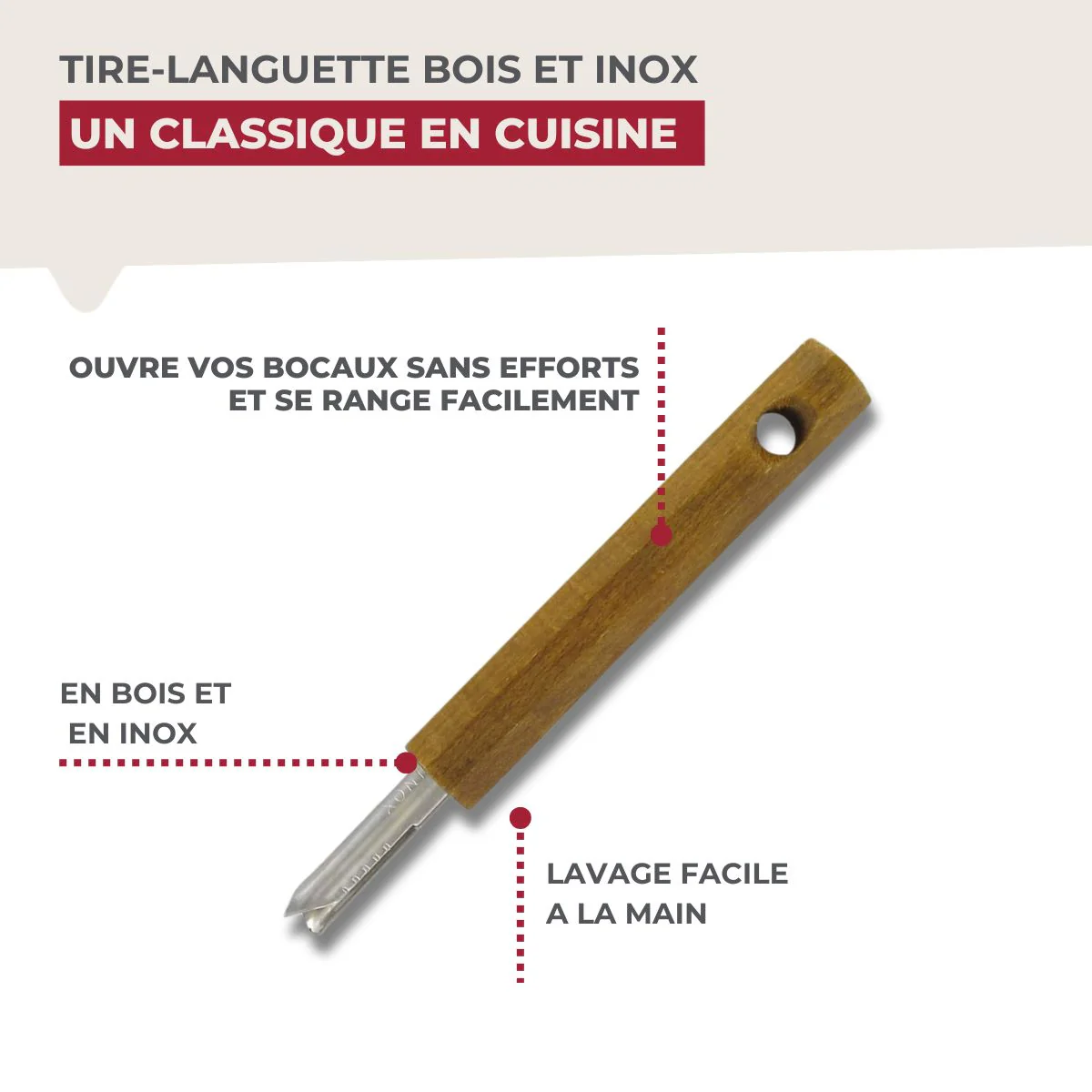 Tire languette, ouvre bocaux Fackelmann - Image 6