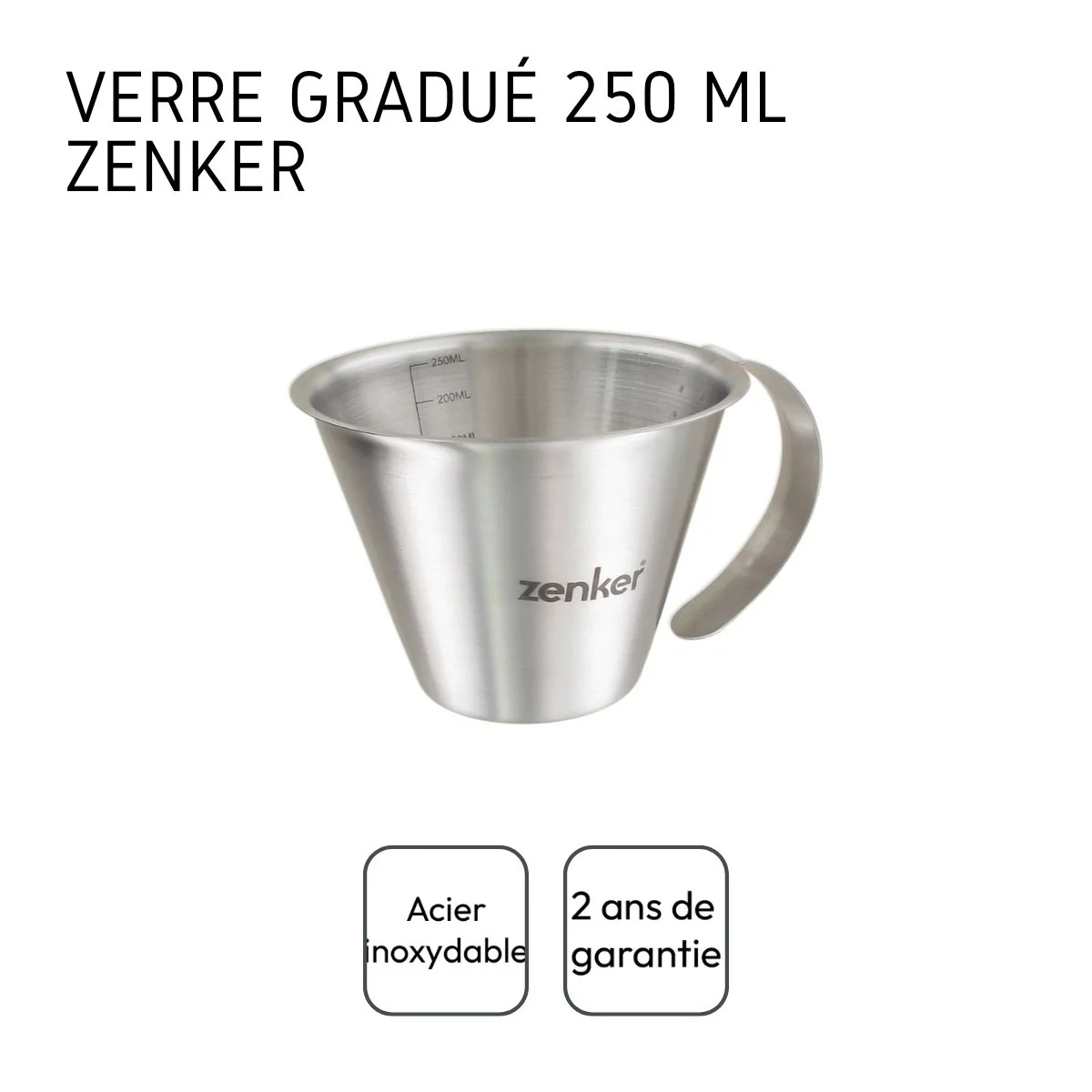 Verre doseur 250 ml Zenker Smart Pastry - Image 4