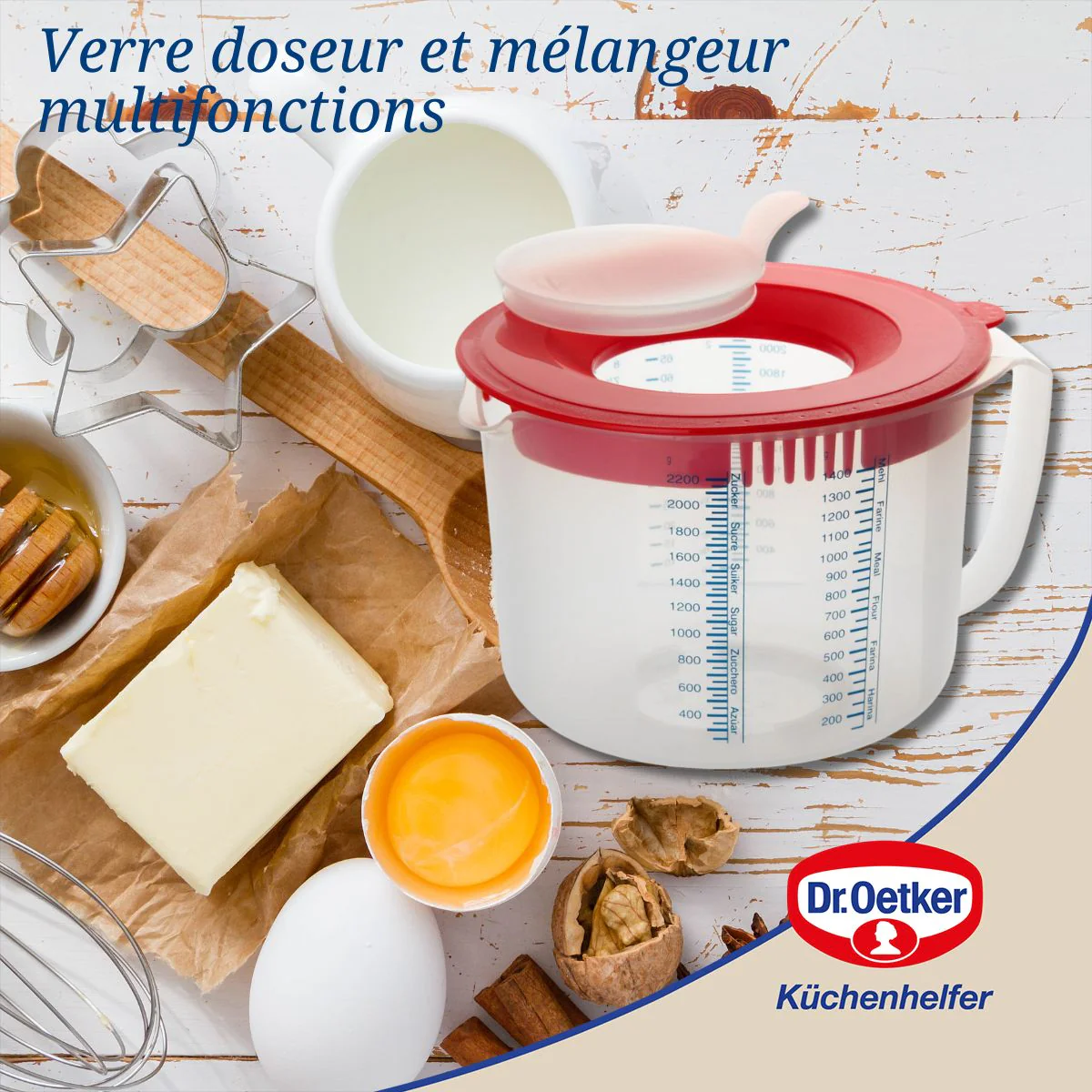 Verre doseur 2,2 litres Dr.Oetker Baker Edition - Image 3