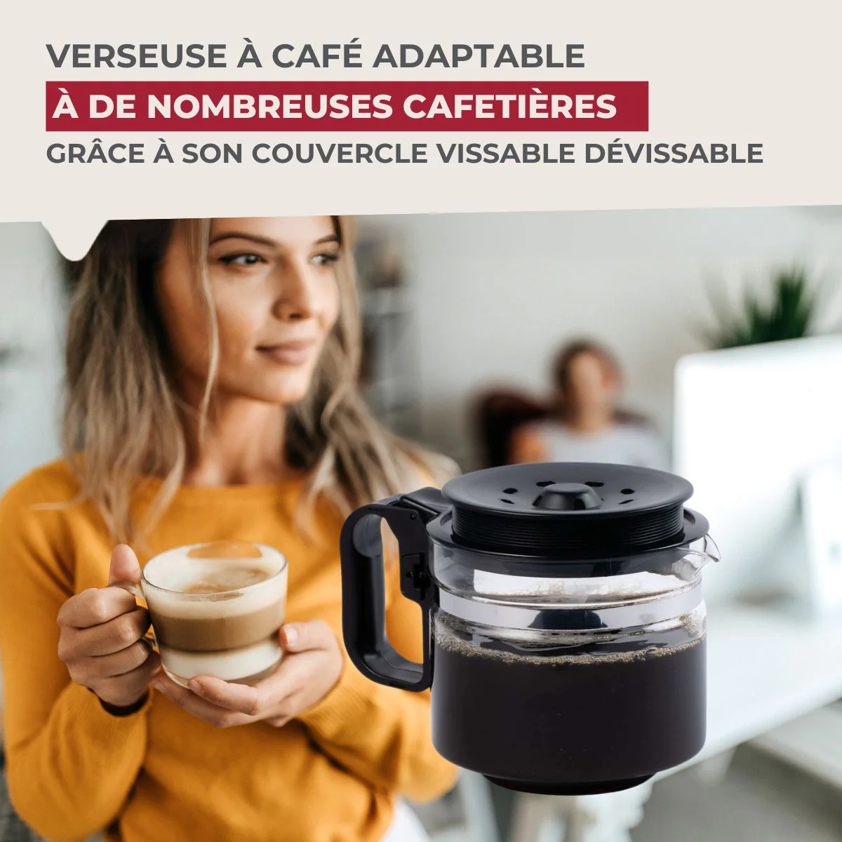 Verseuse adaptable pour cafetière American Tradition Fackelmann Basic - Image 2